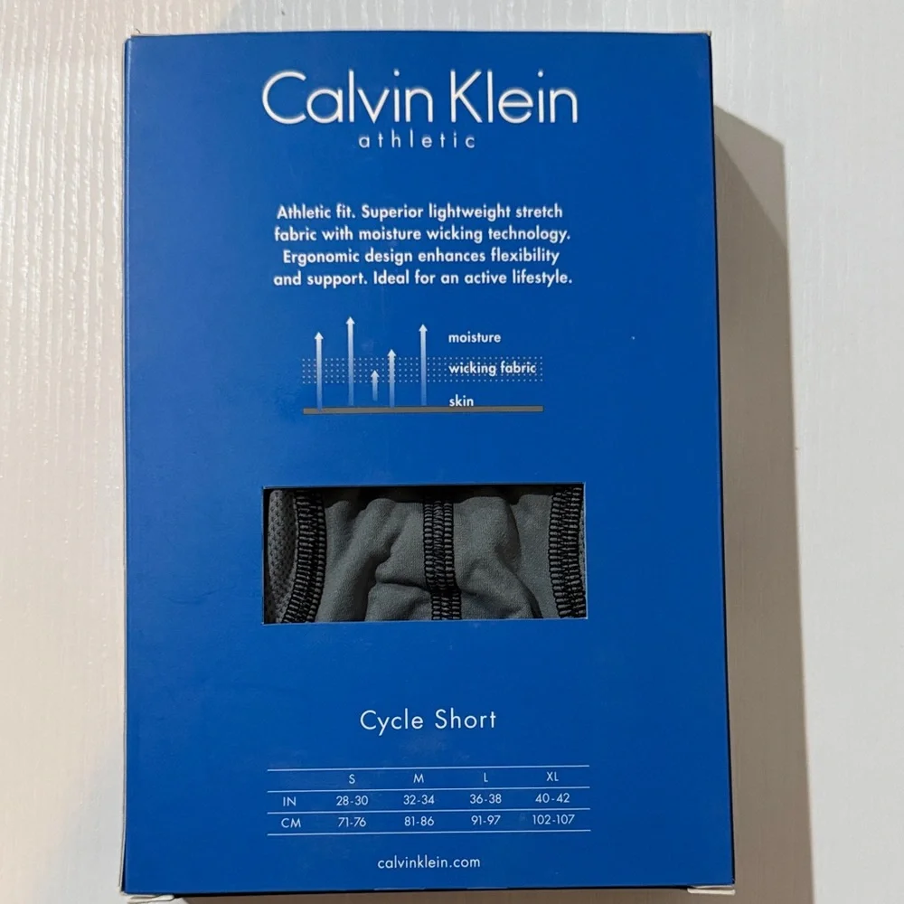 Calvin Klein Men's Gray Cycle Short - Picture 5 of 6